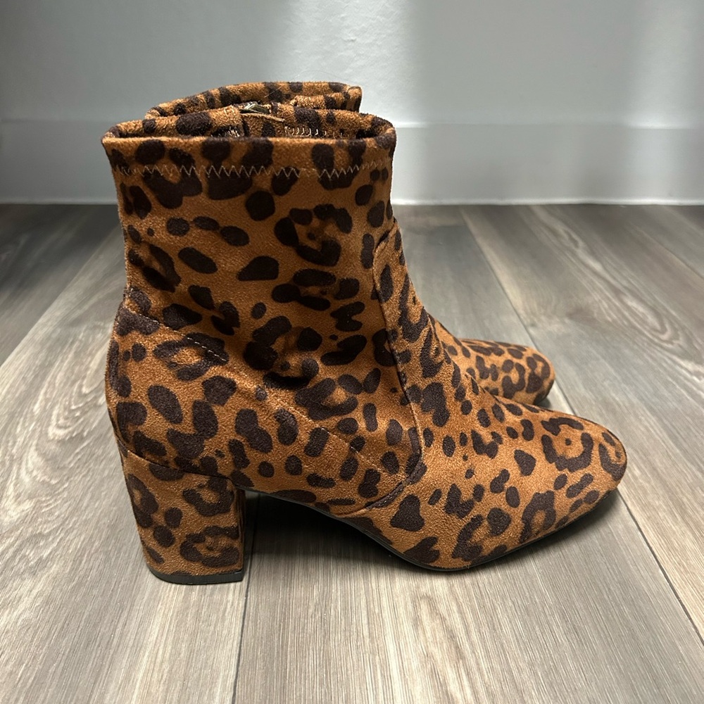 Cheetah print Booties